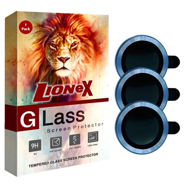 محافظ لنز دوربین لایونکس مدل RING-LENS مناسب برای گوشی موبایل اپل iPhone 14 Pro Max
