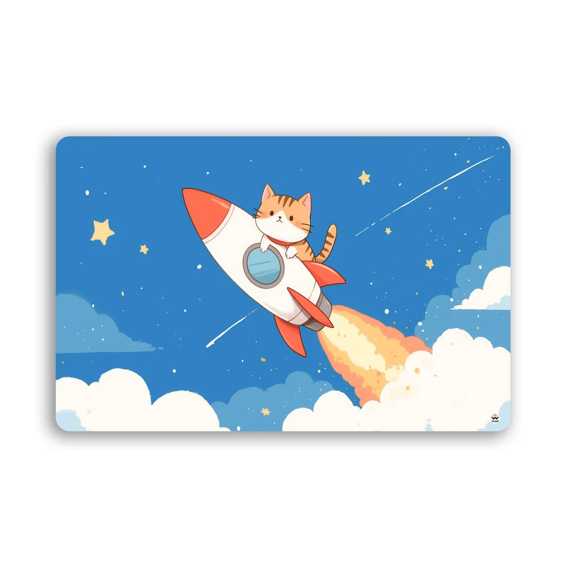 ماوس پد گیمینگ شادیت مدل گربه کد344 سایز 37*24 سانتی متر