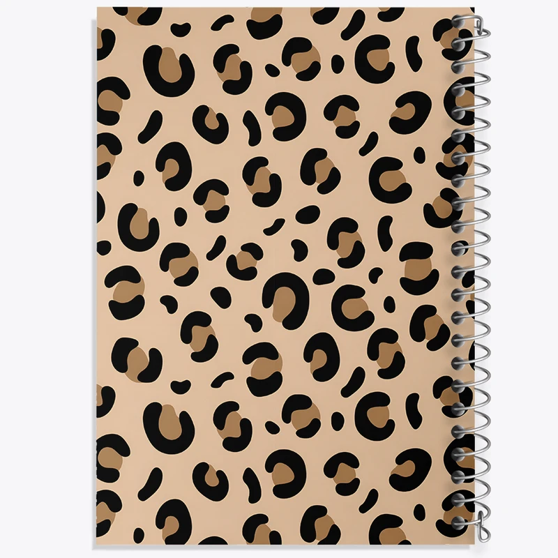 دفتر نقاشی 50 برگ خندالو طرح پترن پلنگی کد N2621