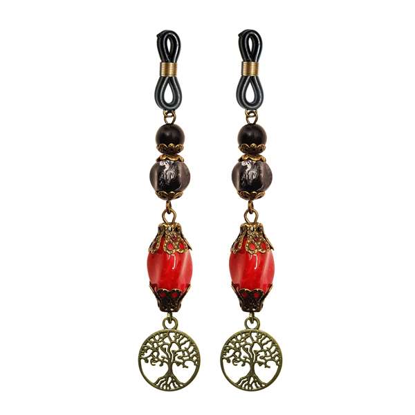 بند عینک مدل درخت زندگی بسته 2 عددی