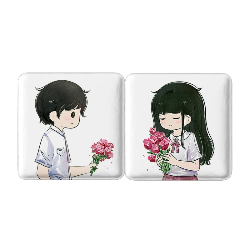 مگنت خندالو مدل عاشقانه Love کد A28 مجموعه 2 عددی