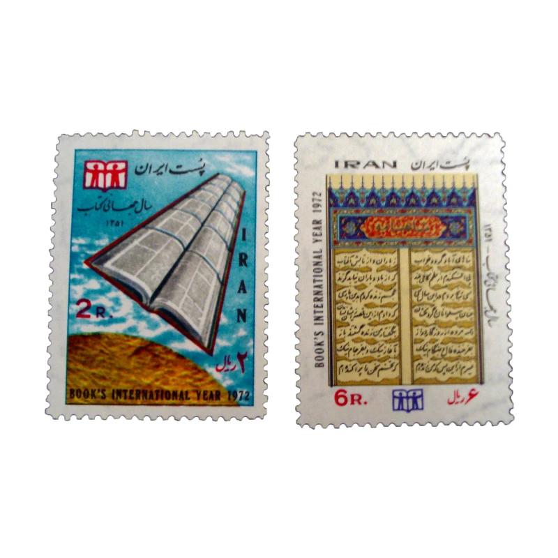 تمبر یادگاری مدل یادبود کد bc-2039 مجموعه 2 عددی