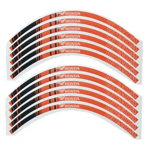 برچسب رینگ موتور سیکلت هوندا مدل REPSOL01 مناسب برای کلیک بسته 12 عددی
