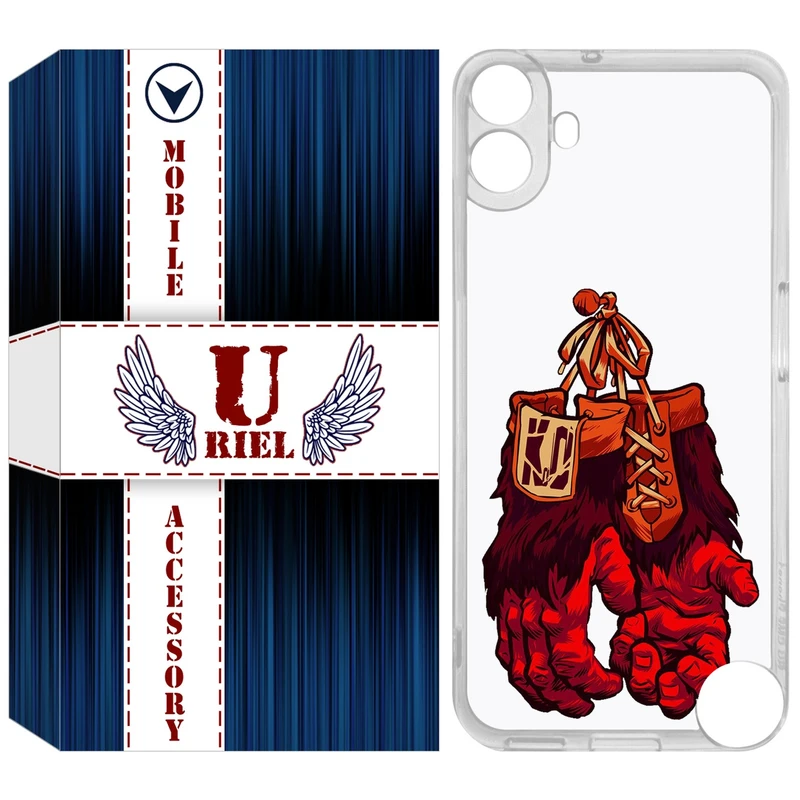 کاور یوریل مدل Clear کد 77 طرح دستکش مناسب برای گوشی موبایل ناتینگ فون Nothing CMF Phone 1