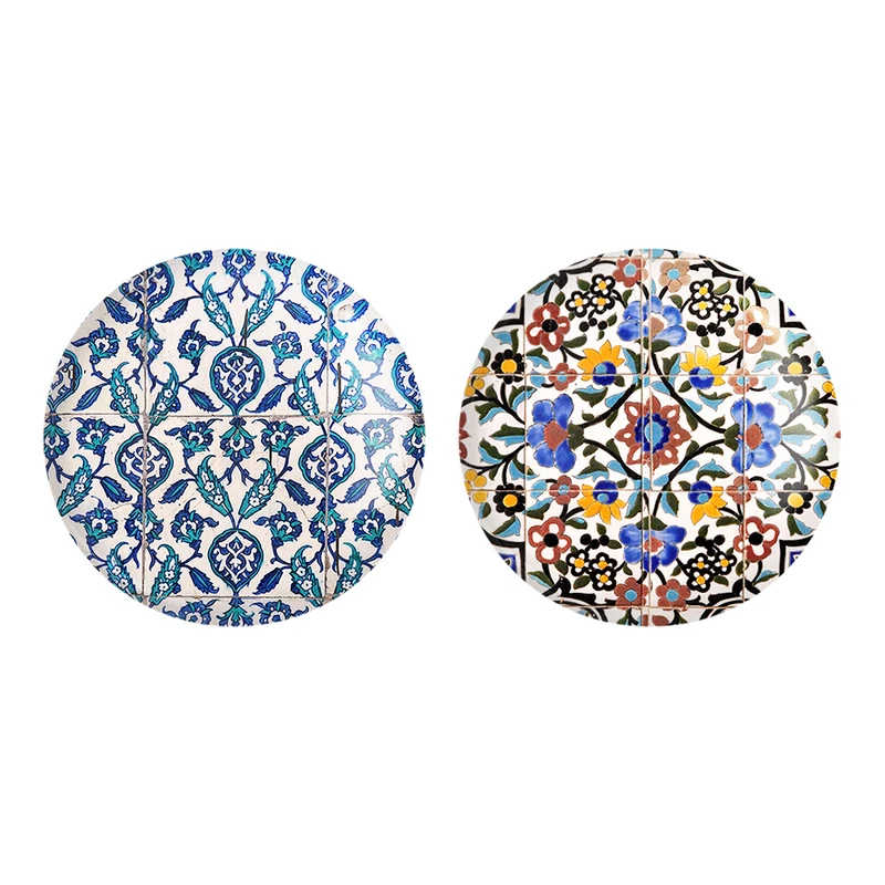 مگنت خندالو طرح کاشی کد 21682169 مجموعه 2 عددی