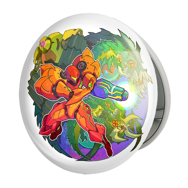 آینه جیبی خندالو طرح بازی متروید (Metroid) مدل تاشو کد 35671