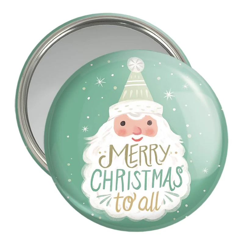 آینه جیبی خندالو مدل کریسمس Christmas  کد 22135