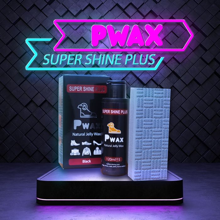 واکس براق کننده کفش پی واکس مدل pwax5plus به همراه اسفنج -  - 5