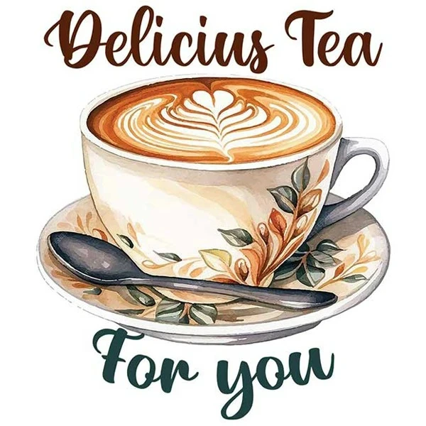 استیکر پارچه و لباس کارانس مدل کافی کد AST-101 بسته 2 عددی