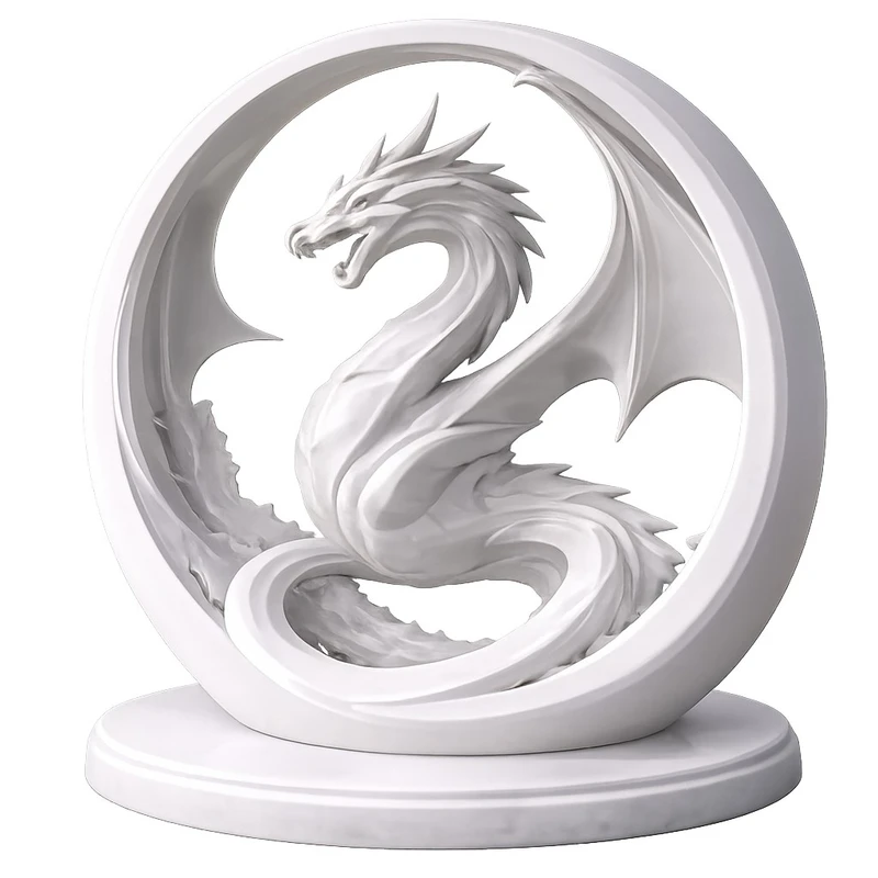 مجسمه مدل دکوری اژدها کد 126