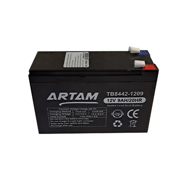 باتری UPS با ولتاژ 12 ولت و شدت جریان 9 آمپرساعت آرتام مدل  TB8442-1209