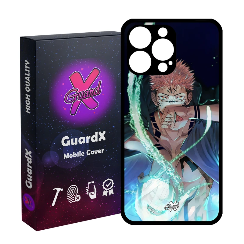 کاور گارد ایکس طرح Sukuna Anime مدل Glass10571 مناسب برای گوشی موبایل اپل iPhone 14 Pro Max