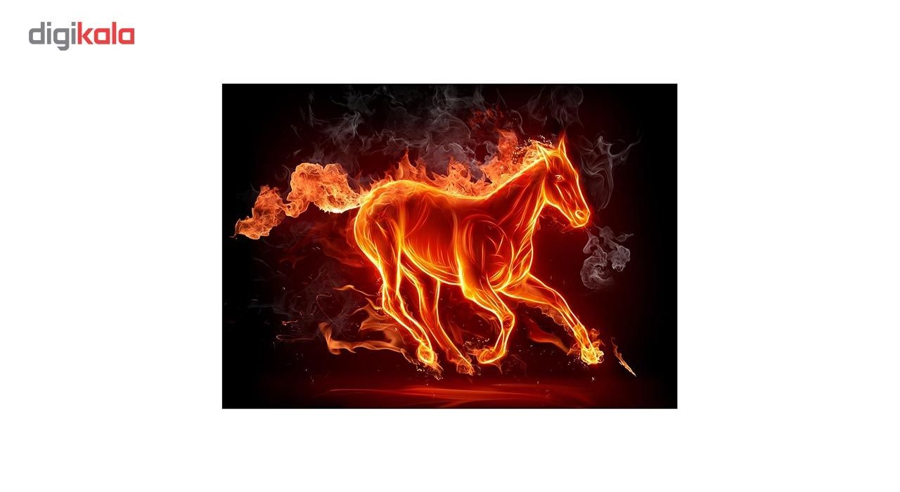 تابلو شاسی ونسونی طرح Fiery Horse سایز 30 × 40 سانتی متر main 1 1