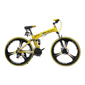 دوچرخه تاشو سوپر گلد مدل فول آلومینیوم 9900  سایز طوقه 26 اینچ