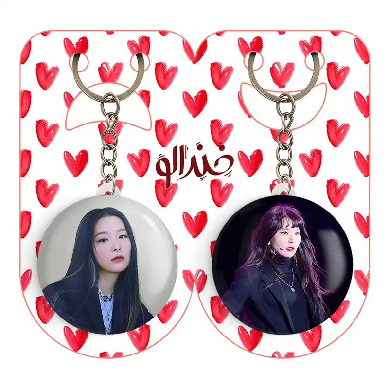 جاکلیدی خندالو مدل سولگی گروه رد ولوت Red Velvet کد 1961919621 مجموعه 2 عددی