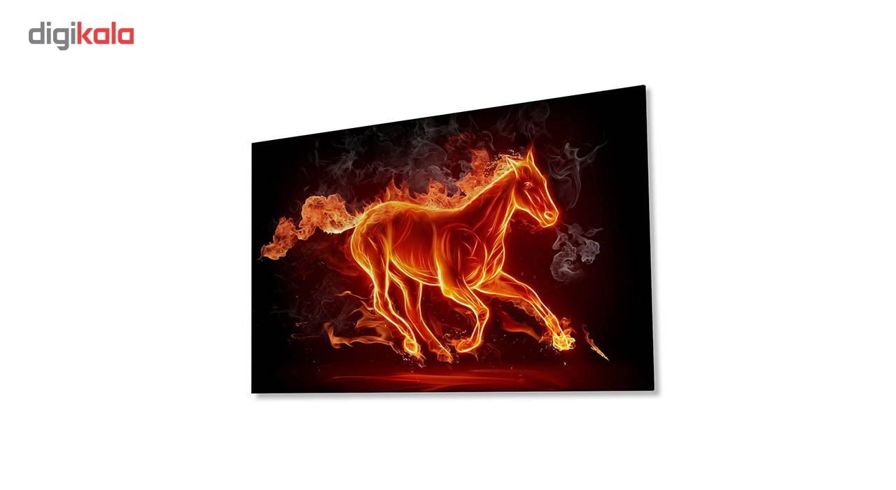 تابلو شاسی ونسونی طرح Fiery Horse سایز 30 × 40 سانتی متر main 1 3
