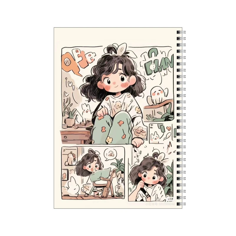 دفتر مشق 80 برگ بامبیلیپ طرح دخترانه کارتونی کد 6252495