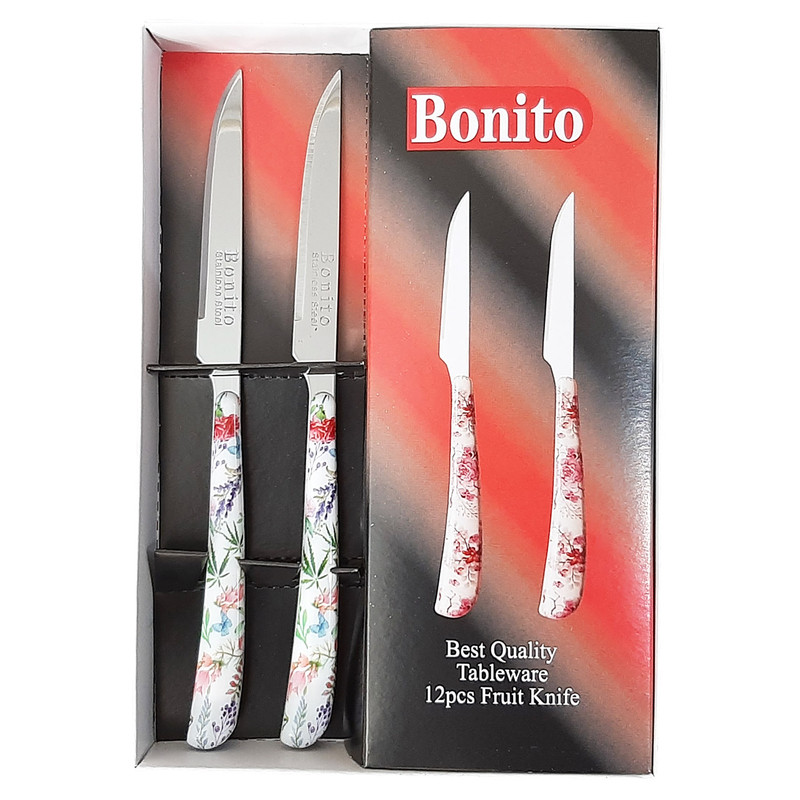 چاقو میوه خوری 12 پارچه بونیتو کد Bon5