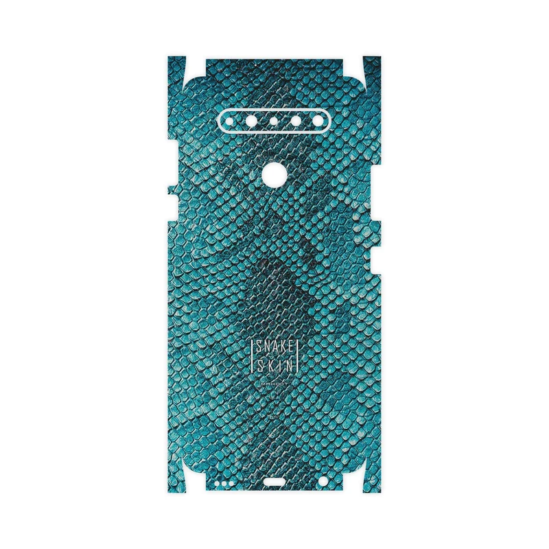 برچسب پوششی ماهوت مدل Blue Snake Skin-FullSkin مناسب برای گوشی موبایل ال جی K51s