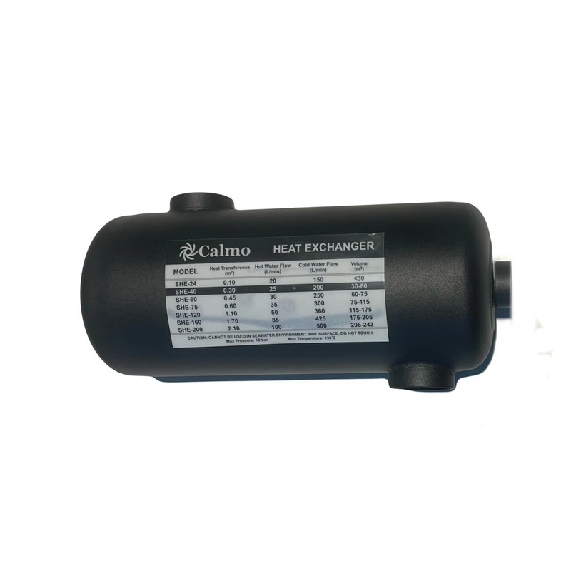 مبدل گرمایشی استخر 160 کیلووات کالمو مدل SHE160