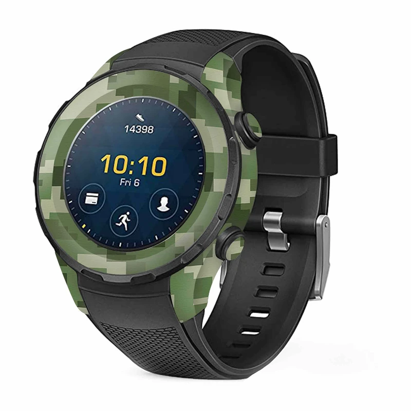 برچسب ماهوت طرح Army-Green-Pixel مناسب برای ساعت هوشمند هوآوی Watch 2
