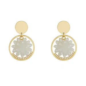 گوشواره زنانه مدل صدف کد 5040