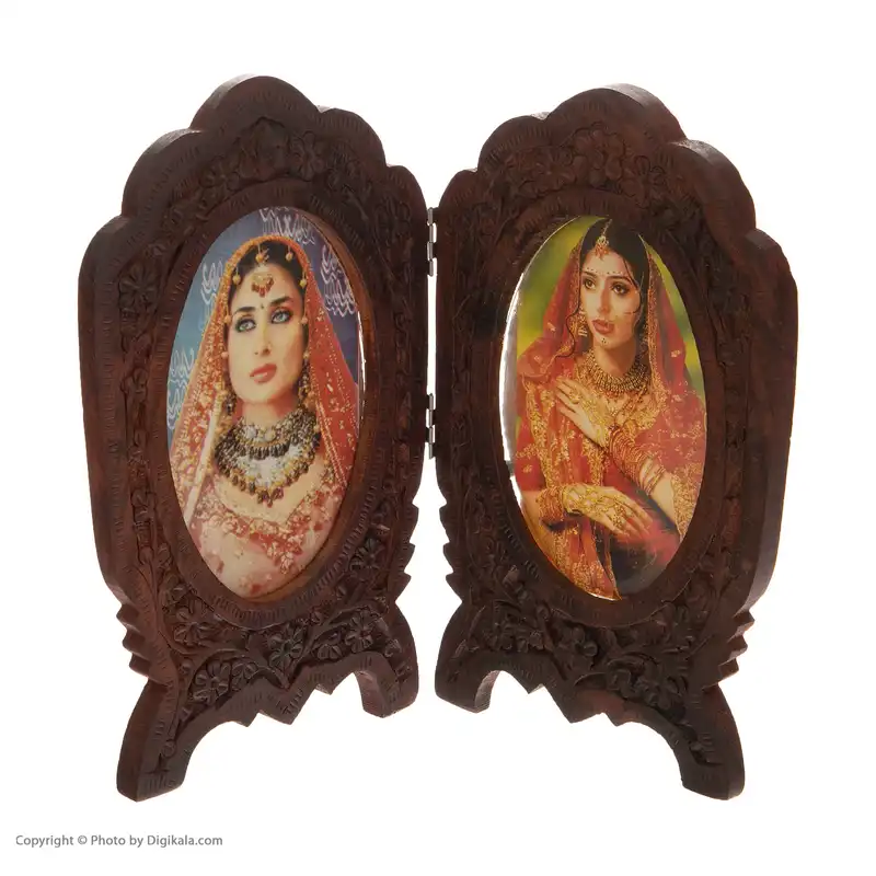 قاب عکس چوبی مدل دوطرفه