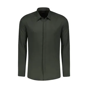 پیراهن  آستین بلند مردانه دیورسو مدل سارینا رنگ سبز
