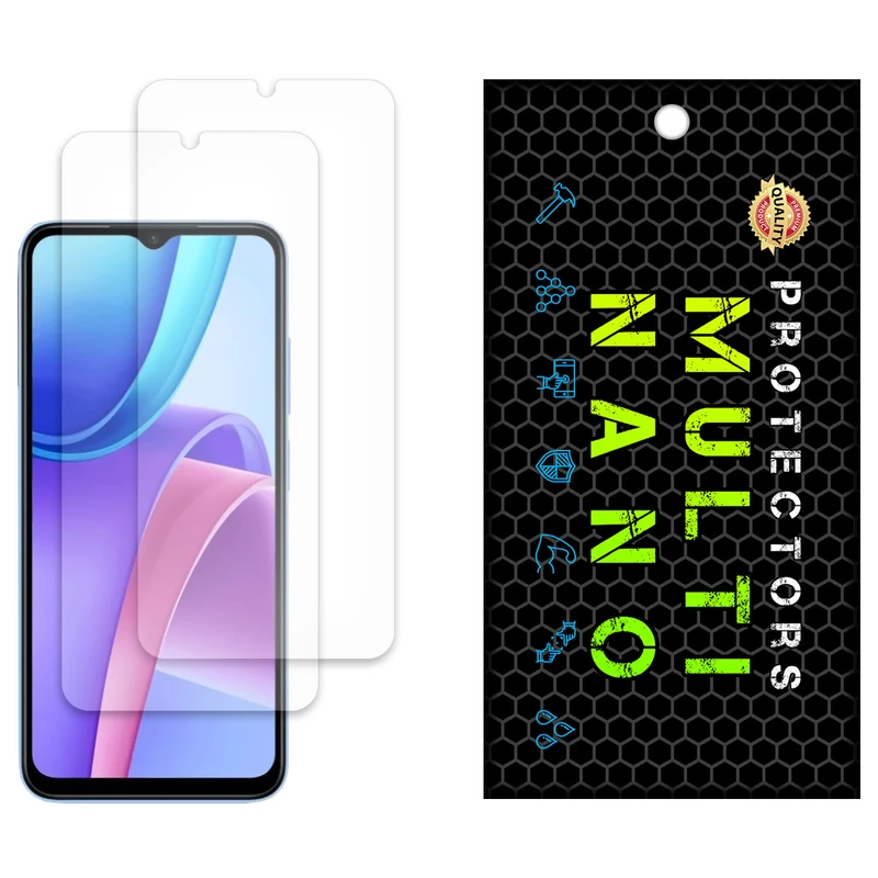 محافظ صفحه نمایش مات مولتی نانو مدل X-S2M مناسب برای گوشی موبایل شیائومی Poco M5 (India) بسته دو عددی