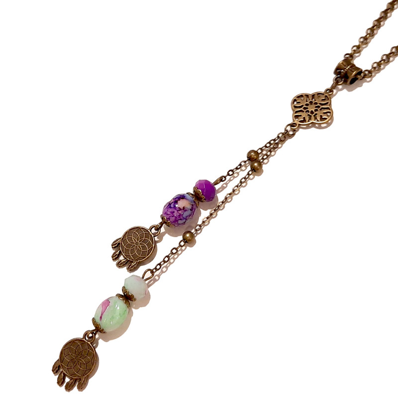 گردنبند زنانه مدل NE347