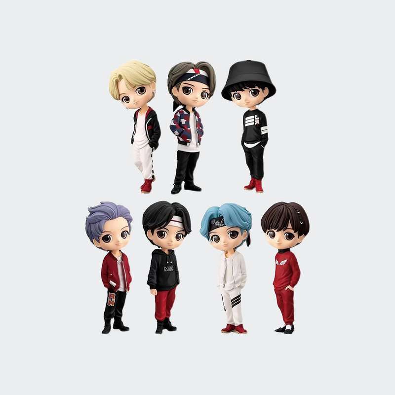 فیگور طرح گروه BTS  کد 2031 مجموعه 7 عددی