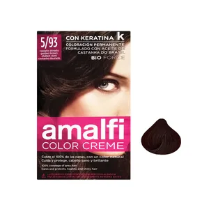 کیت رنگ مو آمالفی شماره 5/93 حجم 50 میلی لیتر رنگ قهوه ای طلایی