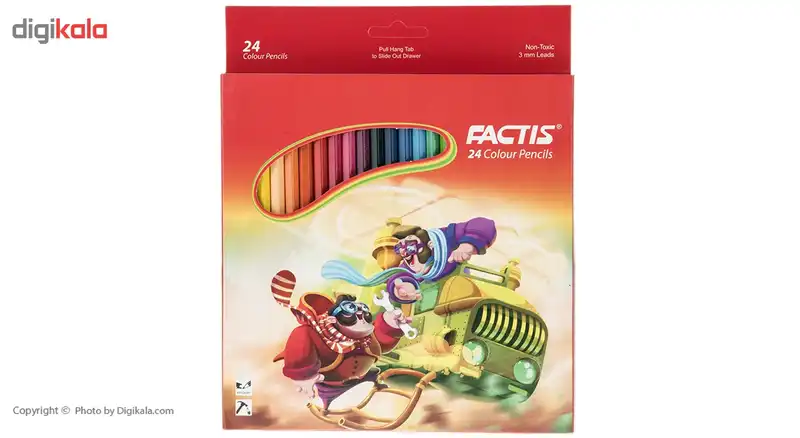 مداد رنگی 24 رنگ فکتیس