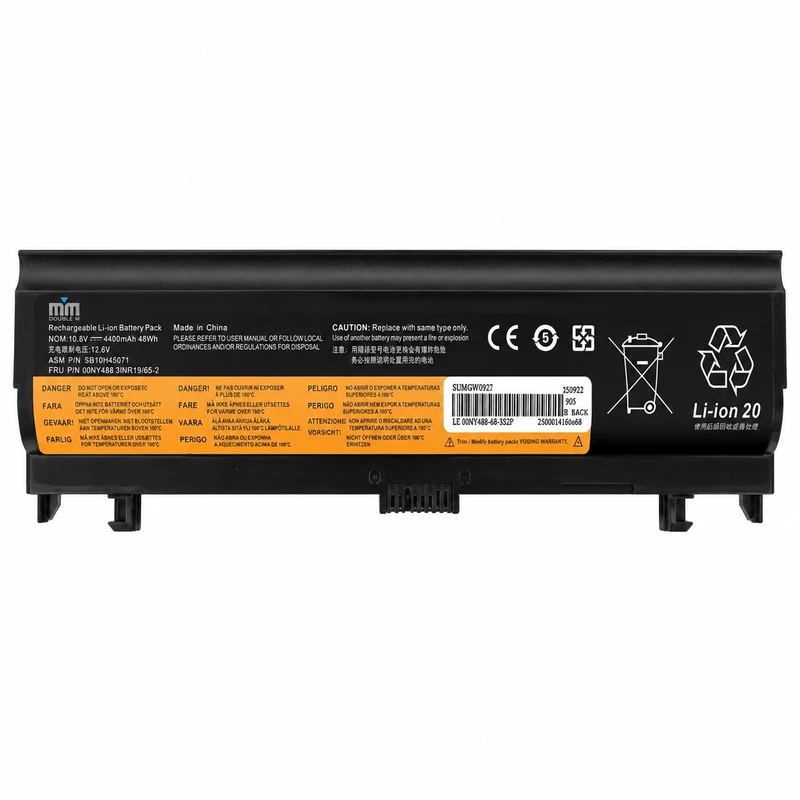 باتری لپ‌تاپ 6 سلولی دابل ام مدل 00NY486 مناسب برای لپ تاپ ThinkPad L560 L570		