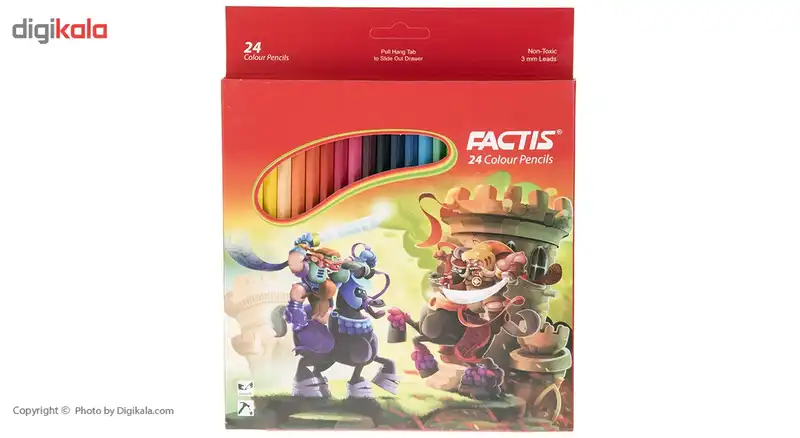 مداد رنگی 24 رنگ فکتیس