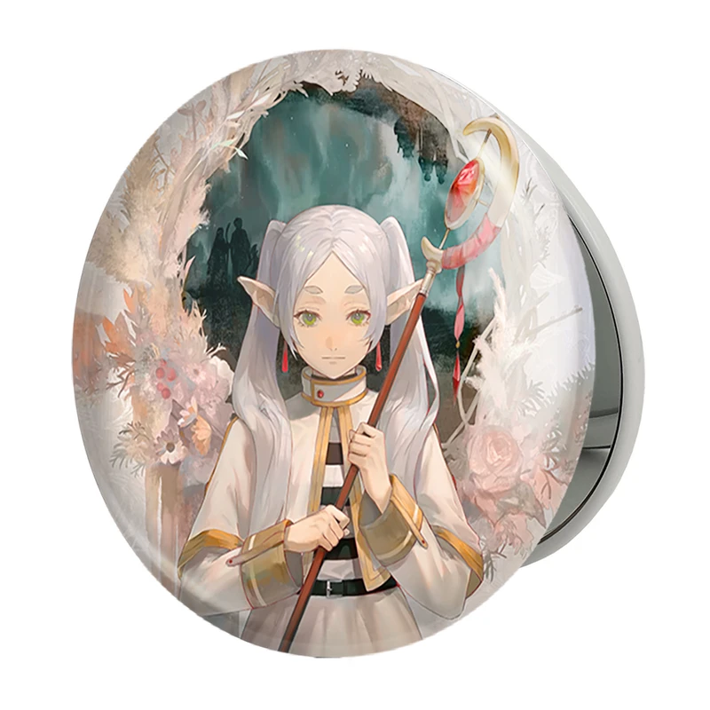 آینه جیبی خندالو طرح انیمه فریرن (Frieren) مدل تاشو کد 33881