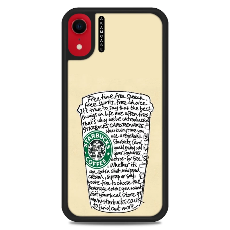 کاور آکام مدل AMCWAXR-STARBUCKS14 مناسب برای گوشی موبایل اپل iPhone XR  