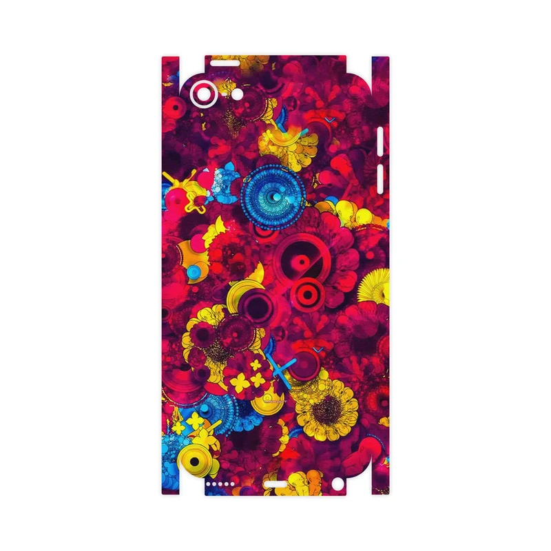 برچسب پوششی ماهوت مدل Vector Flower Garden Digital Art-FullSkin مناسب برای گوشی موبایل اپل iPod touch 6th generation