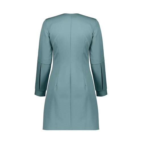 مانتو زنانه کد B9934 رنگ سبز آبی