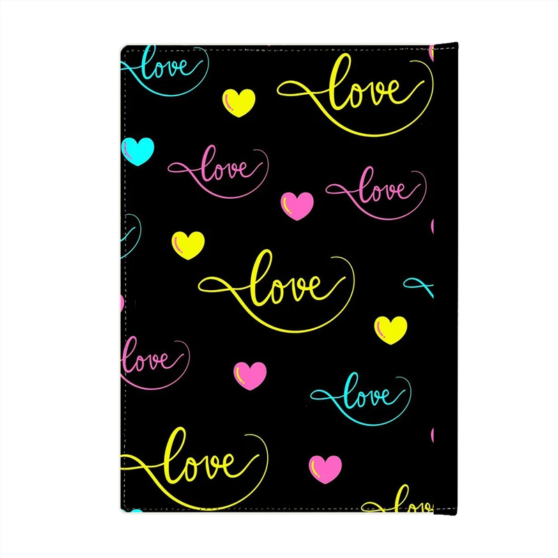 کلاسور پاد آفرین مدل فانتزی طرح قلب قلبی کیوت و بامزه کد p834