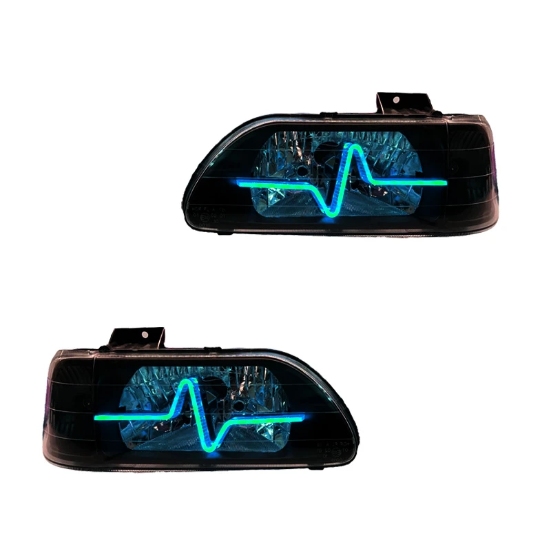 چراغ جلو خودرو گروه پژوهش صنعت مدرن مدل ضربان Ice مناسب برای پراید بسته دو عددی