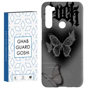 کاور قاب گارد گوشی طرح پروانه کد Dimo-184 مناسب برای گوشی موبایل شیائومی Redmi Note 8 