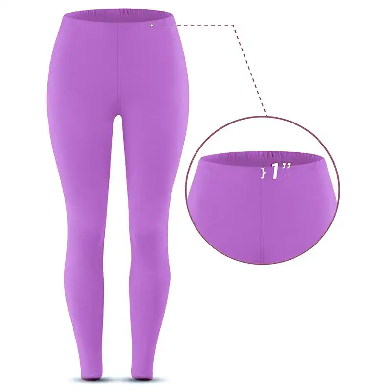 لگینگ زنانه مدل ساتینا طرح ساده جذب کد AS1471 رنگ یاسی