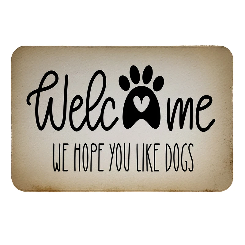 پادری طرح welcome کد 9539 سایز 50 × 80 سانتی متر