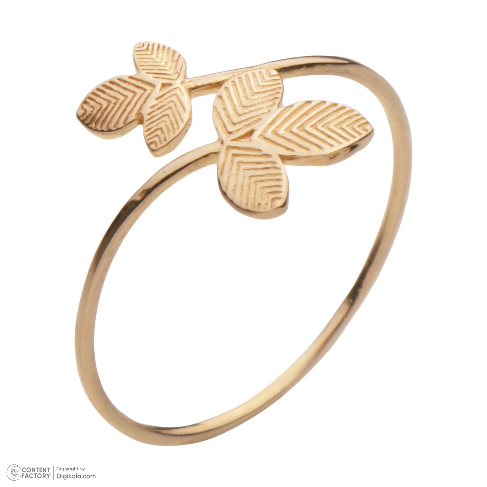 انگشتر طلا 18 عیار زنانه گلدم مدل R-3070016 - - 4