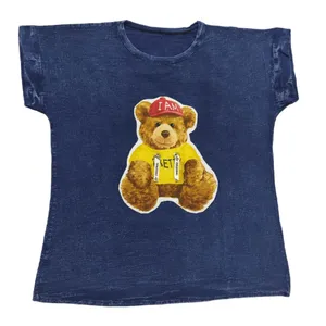 تی شرت آستین کوتاه دخترانه مدل بهار