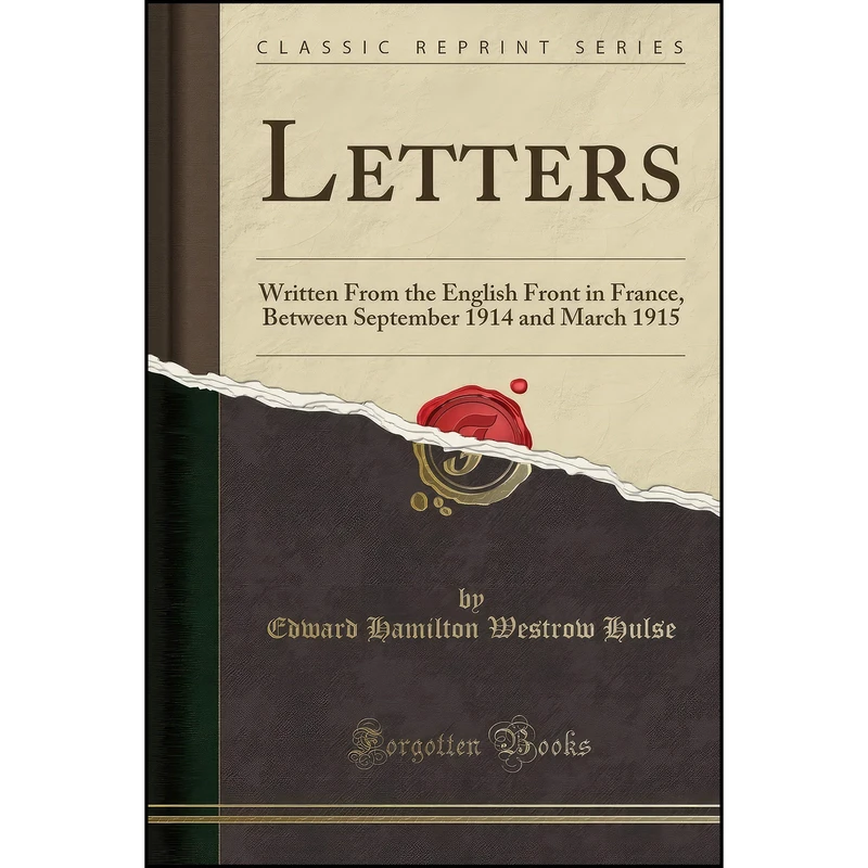 کتاب Letters اثر Edward Hamilton Westrow Hulse انتشارات Forgotten Books
