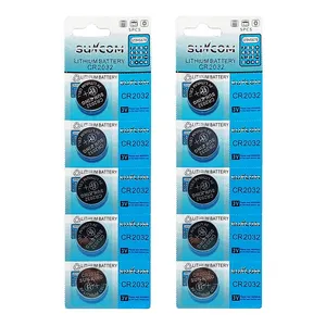 باتری سکه ای سان کام مدل CR2032 بسته 10 عددی