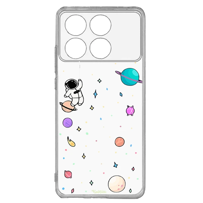 کاور طرح Spaceman مناسب برای گوشی موبایل شیائومی  Poco X6 Pro 