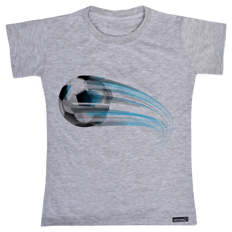 تی شرت آستین کوتاه دخترانه 27 مدل Flying Football Ball کد MH948